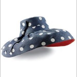 Derby Hat/Beach Hat Blue With White Spots Mud Pie